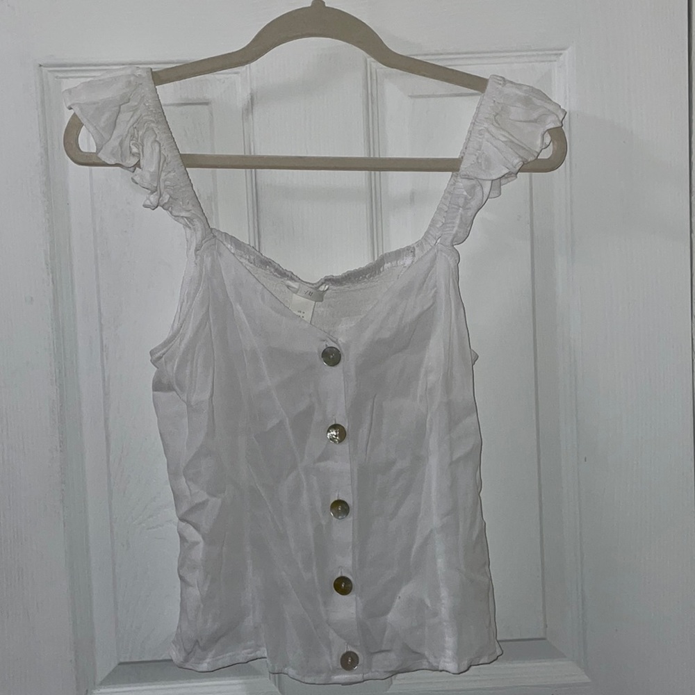 H&M White top